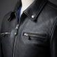 M082 German Luftwaffe Cowhide Biker Style Men's Jacket