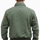 MCJ04 US Army Tom Cruise Top Gun Green Cotton Real Denim Jacket
