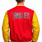 MCJ06 Michael Jackson Thriller M Logo Varsity Summer Wear Real Wool Jacket For Men's