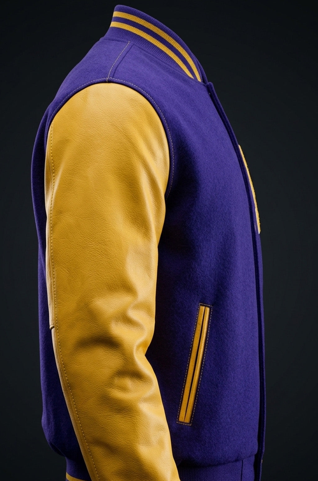 MCJ07 Archie Andrews Riverdale Varsity Bomber R Letterman Summer Real Wool blue Jacket