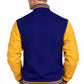 MCJ07 Archie Andrews Riverdale Varsity Bomber R Letterman Summer Real Wool blue Jacket