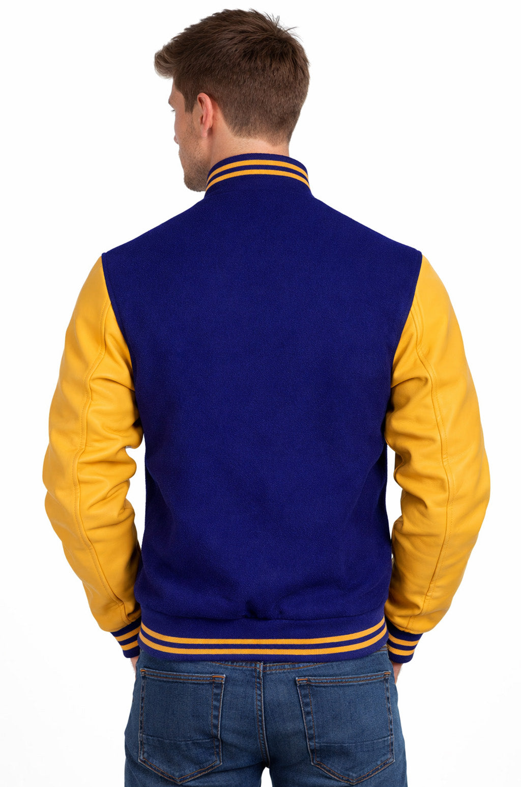 MCJ07 Archie Andrews Riverdale Varsity Bomber R Letterman Summer Real Wool blue Jacket