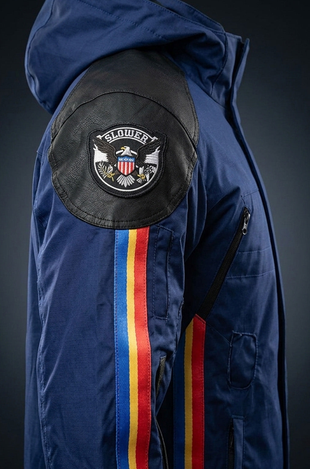 MCJ08 Death Stranding Sam Porter Bridges  Blue Cotton Jacket