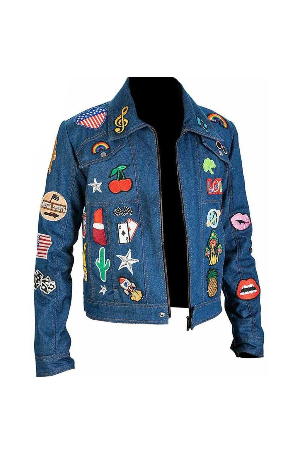 MDJ01 Taron Egerton Rocketman Elton John Fashion Denim Jacket