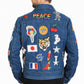 MDJ01 Taron Egerton Rocketman Elton John Fashion Denim Jacket