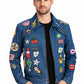 MDJ01 Taron Egerton Rocketman Elton John Fashion Denim Jacket