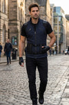 MDJ02 HoL Branded Denim Blue Vest for Men's