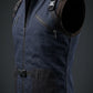 MDJ02 HoL Branded Denim Blue Vest for Men's
