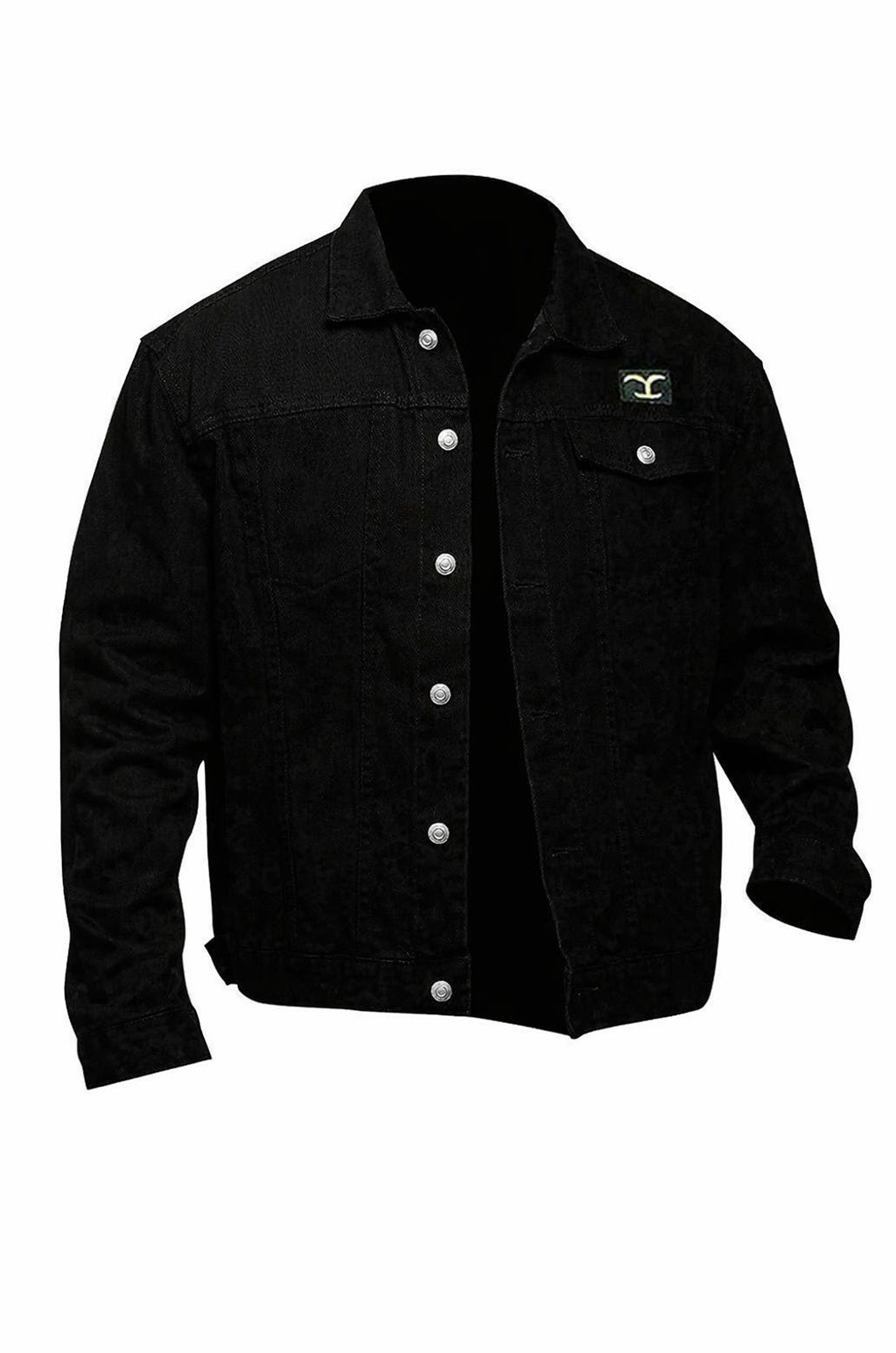 MDJ06 Yellowstone Denim Men's Cole Hauser Rip Wheeler Cowboy Biker Classic Jacket