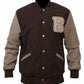 MDJ07 Men's Hotline Miami B Logo Varsity Real Wool Bomber biker Classic Unisex Jacket