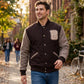 MDJ07 Men's Hotline Miami B Logo Varsity Real Wool Bomber biker Classic Unisex Jacket