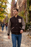 MDJ07 Men's Hotline Miami B Logo Varsity Real Wool Bomber biker Classic Unisex Jacket