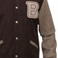 MDJ07 Men's Hotline Miami B Logo Varsity Real Wool Bomber biker Classic Unisex Jacket