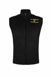 MDJ08 Yellowstone Men's Vest Wool Kevin Costner John Dutton Black Denim Jacket