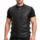 MDV01 HoL Brand Skull Icon Vest Real Leather Jacket
