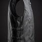 MDV01 HoL Brand Skull Icon Vest Real Leather Jacket