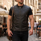 MDV01 HoL Brand Skull Icon Vest Real Leather Jacket