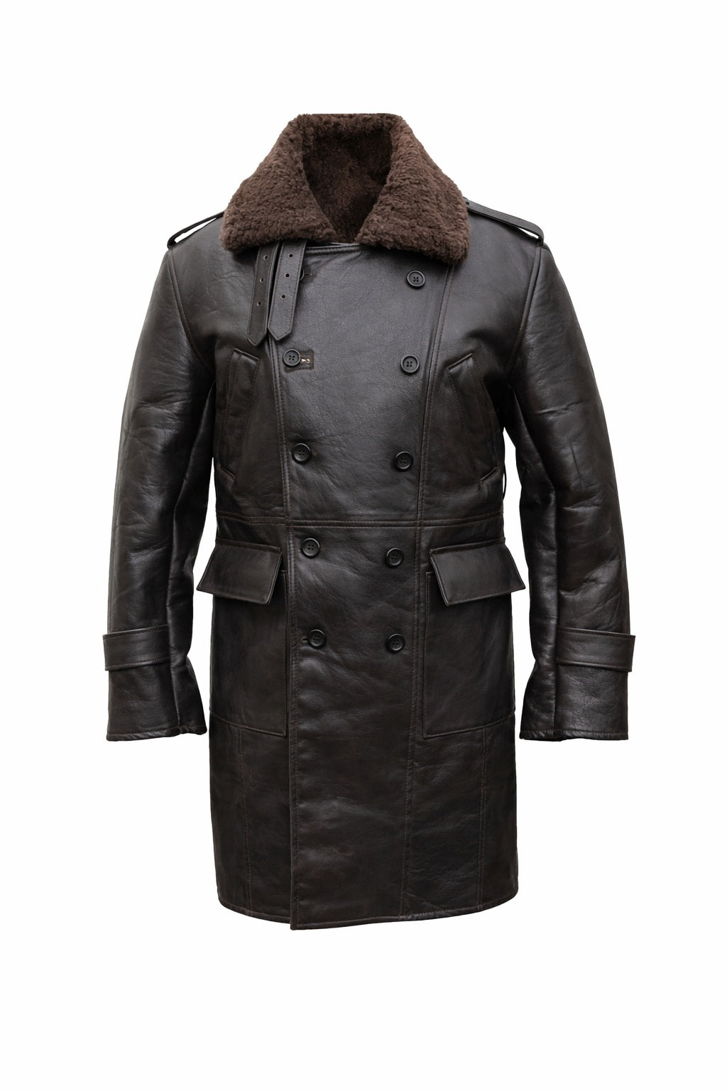 MFC03 RAF B3 Real Shearling Inner Real Quality Fur Sheep Leather Bomber Coat
