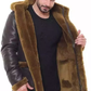 MFC04 RAF B3 Real Shearling Inner Real Quality Fur Sheep Genuine Leather Bomber Coat