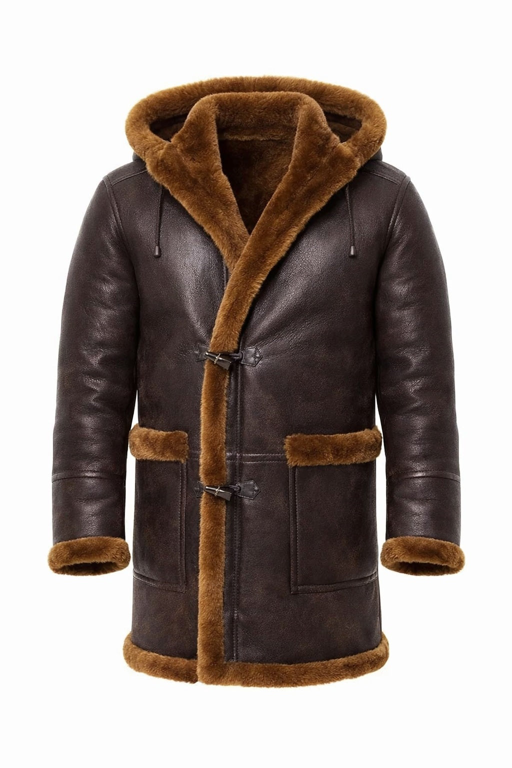 MFC04 RAF B3 Real Shearling Inner Real Quality Fur Sheep Genuine Leather Bomber Coat