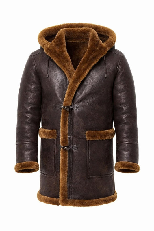 MFC04 RAF B3 Real Shearling Inner Real Quality Fur Sheep Genuine Leather Bomber Coat