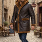 MFC04 RAF B3 Real Shearling Inner Real Quality Fur Sheep Genuine Leather Bomber Coat