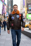 MMJ01 Top Gun: Tom Cruise Movie A2 Real Cow Leather Jacket