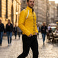 MMJ05 Men's Freddie Mercury Wembley Concert Yellow Jacket