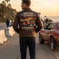 MP003 Racing Legends Speedway Vintage Leather Jacket - Retro Muscle Car Design