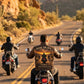 MP005 Ride or Die Rebels Rider Club Leather Jacket - Desert Brotherhood Biker Design