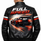 MP006 Full Speed Supercar Racing Leather Jacket - Modern Street Racer Design