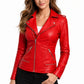 W005 South Side Serpents Red Leather Jacket