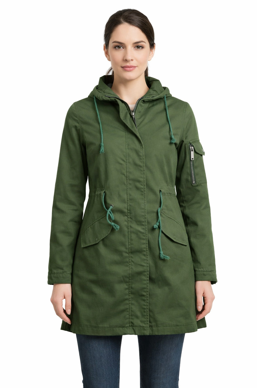 W007 Melania Trump Jacket Graffiti Printed Coat I really don't care, do u?