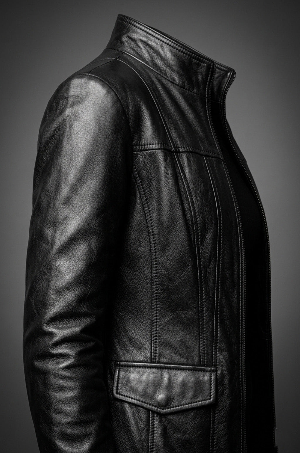 W013 Battlestar Galactica Lucy Lawless Coat Real  Leather Classic Women Jacket
