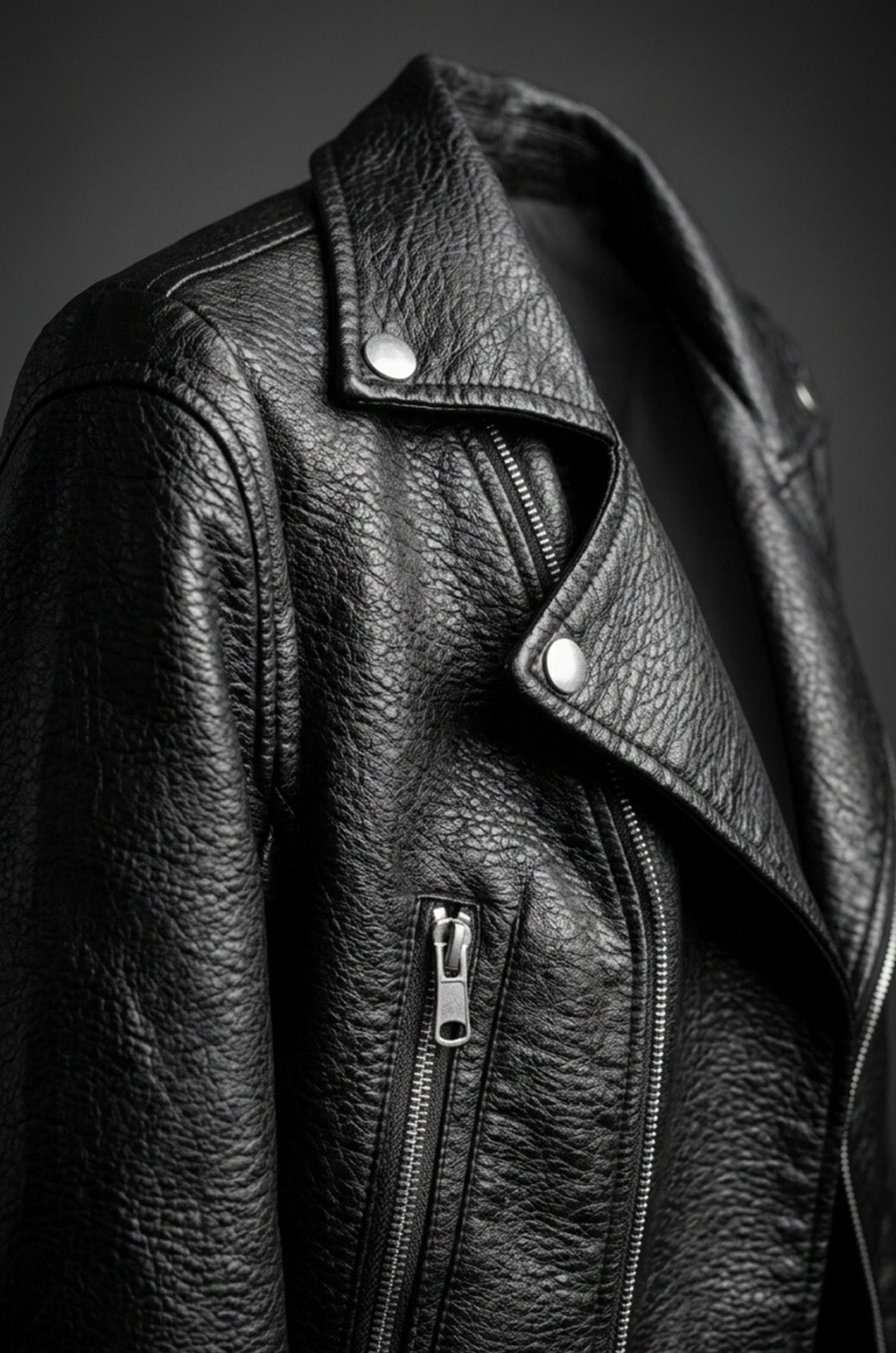 WLJ04 HoL Brand Black Biker Motorcycle Wear Real Leather Jacket For Women's