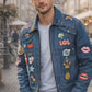 MDJ01 Taron Egerton Rocketman Elton John Fashion Denim Jacket