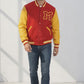 MCJ06 Michael Jackson Thriller M Logo Varsity Summer Wear Real Wool Jacket For Men's