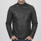 M023 Motorcycle Fashion Skull Vintage Men's Brown Biker Wear Ride Jacket