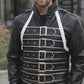 MMJ03 Freddie Mercury Wembley Concert Black Faux Leather Jacket