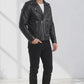 MMJ19 Men's Grease 2 John Travolta T Birds Black Real Leather Biker Jacket