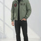 MCJ04 US Army Tom Cruise Top Gun Green Cotton Real Denim Jacket