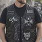 MDV03 Black Label Society Genuine Leather Zakk Wylde Vest BLS Patches