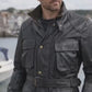 MMJ11 The Dark Knight Rises Black Bane Coat Real Leather
