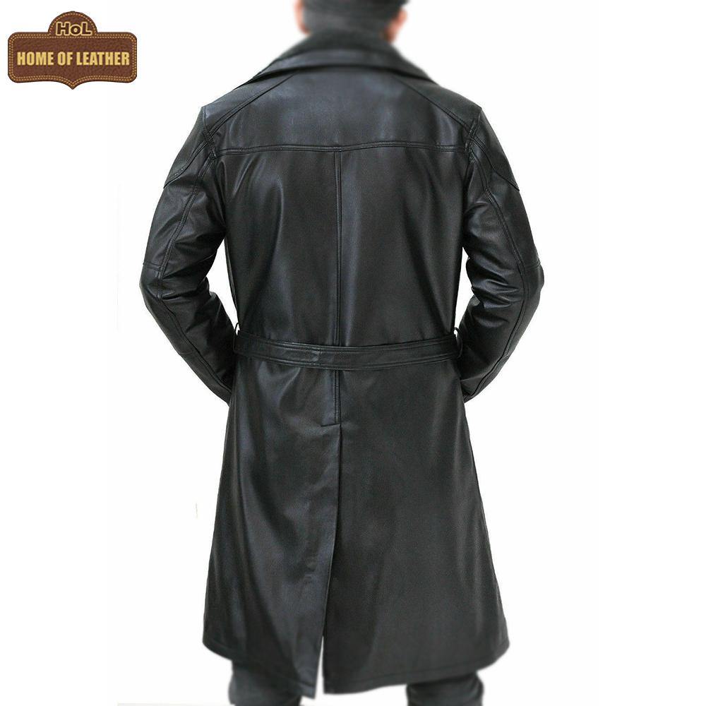 C005 Men's Blade Runner 2049 Ryan Gosling Genuine Fur Leather Coat - Home of Leather