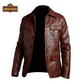 M026 Men's Blazer Wear Coat Classic Formal Easy Rider Genuine Leather Jacket