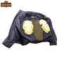M027 Biker Support Distressed Café Racer Men Black Retro Leather Jacket with protectors