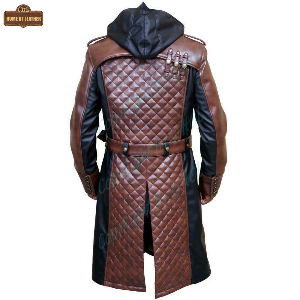 Assassin s Creed Syndicate Jacob Frye C001 Brown Trench Coat Home of Leather