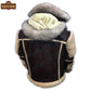 B008 HoL Original Brand Hood Warm Brown Sheep Leather Men's Jacket - Home of Leather