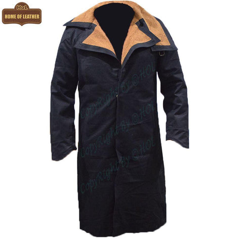 C009 K Ryan Gosling Blade Runner Cotton Coat - Home of Leather