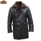C011 RAF B3 Real Shearling Inner Fur Sheep Leather Coat - Home of Leather